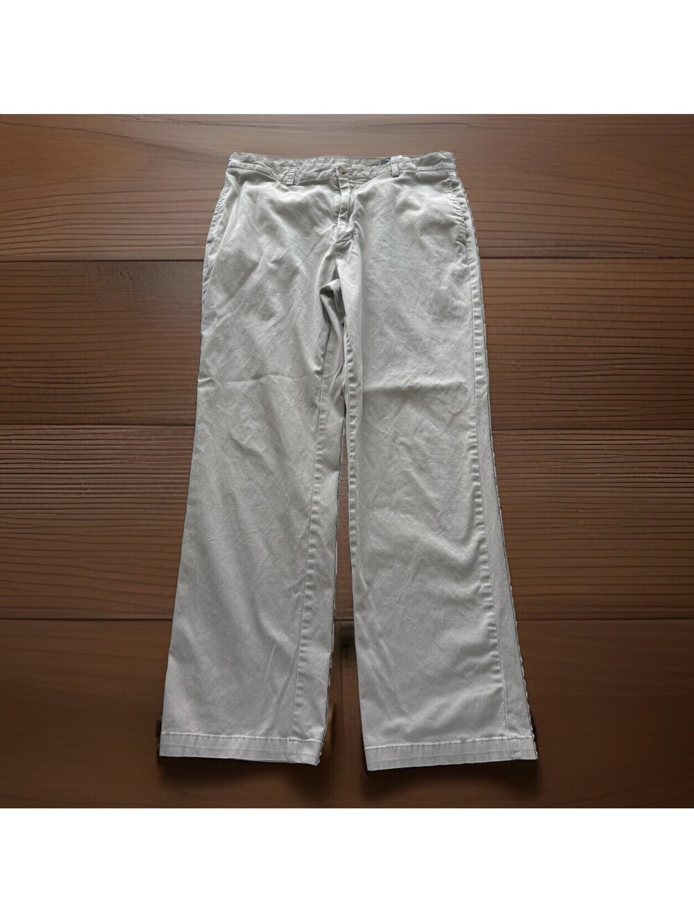 Vineyard Vines Club Pant Mens 35x32 Khaki Beige Stretch Cotton Chino Flat Front